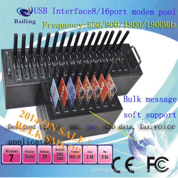 High Quality USB GSM Modem for Buk SMS, Wavecom GSM Modem Pool